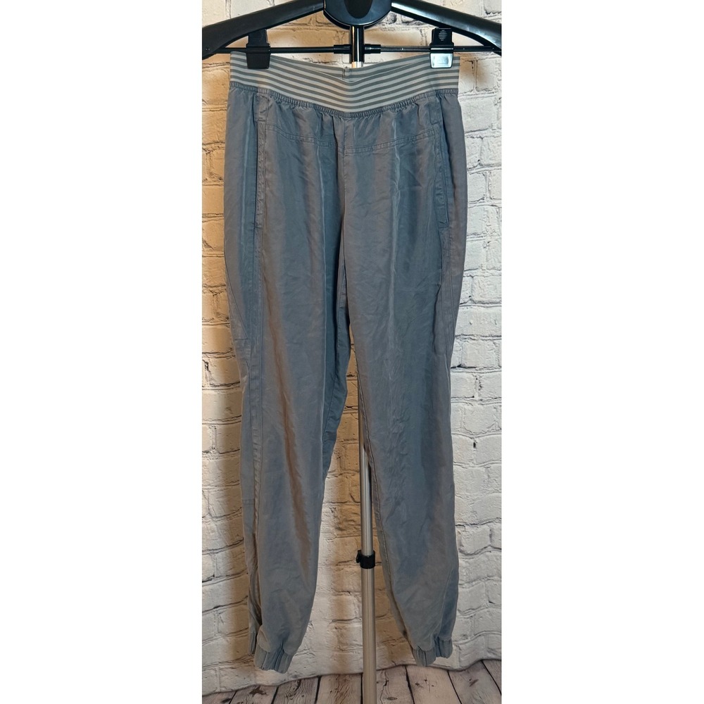 Adidas‎ Stella McCartney Grey Striped Waist Joggers Track Pants Womens Small